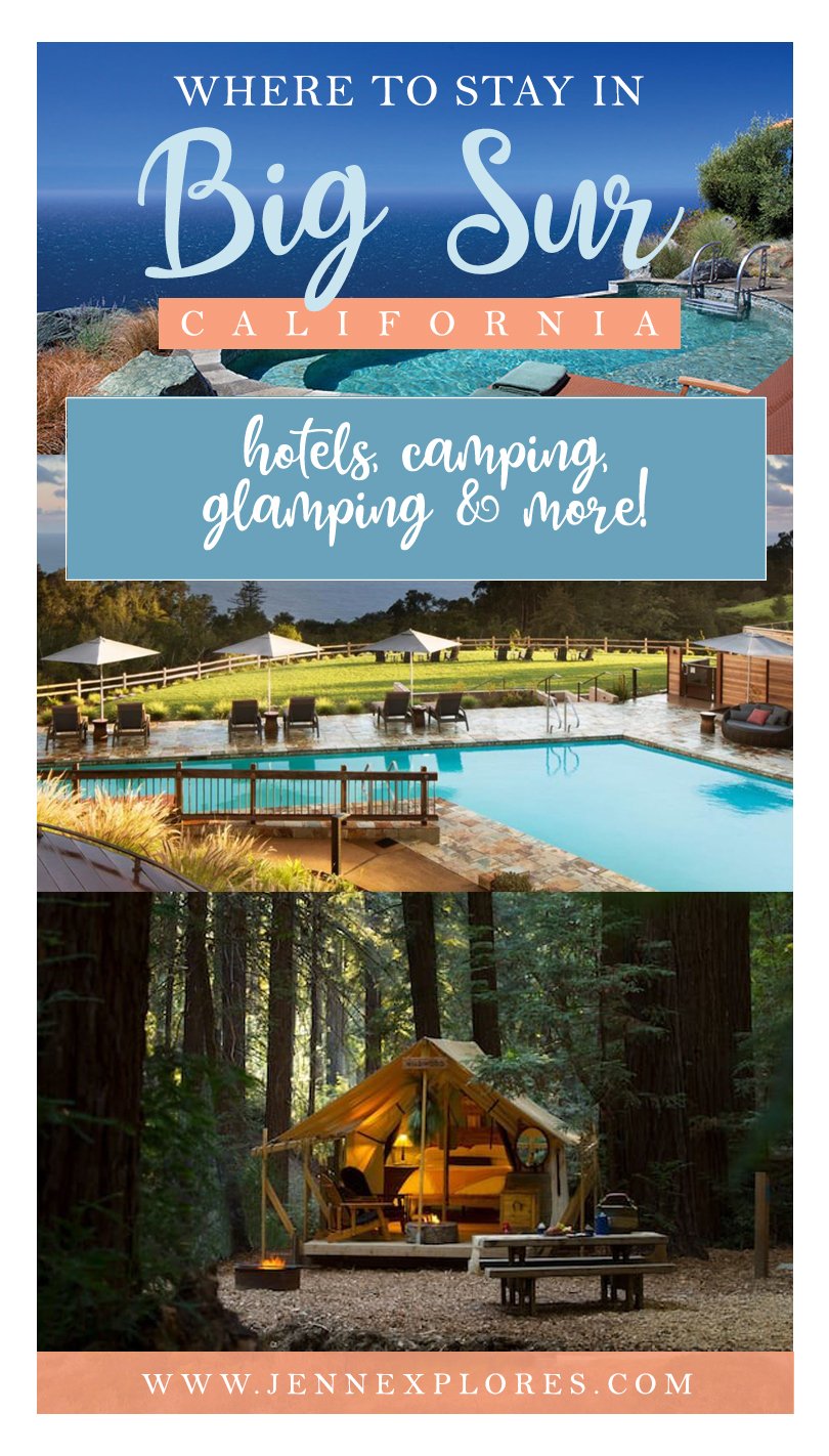 Where to stay in Big Sur: hotels, camping, glamping, cabins, affordable, budget and luxury hotels