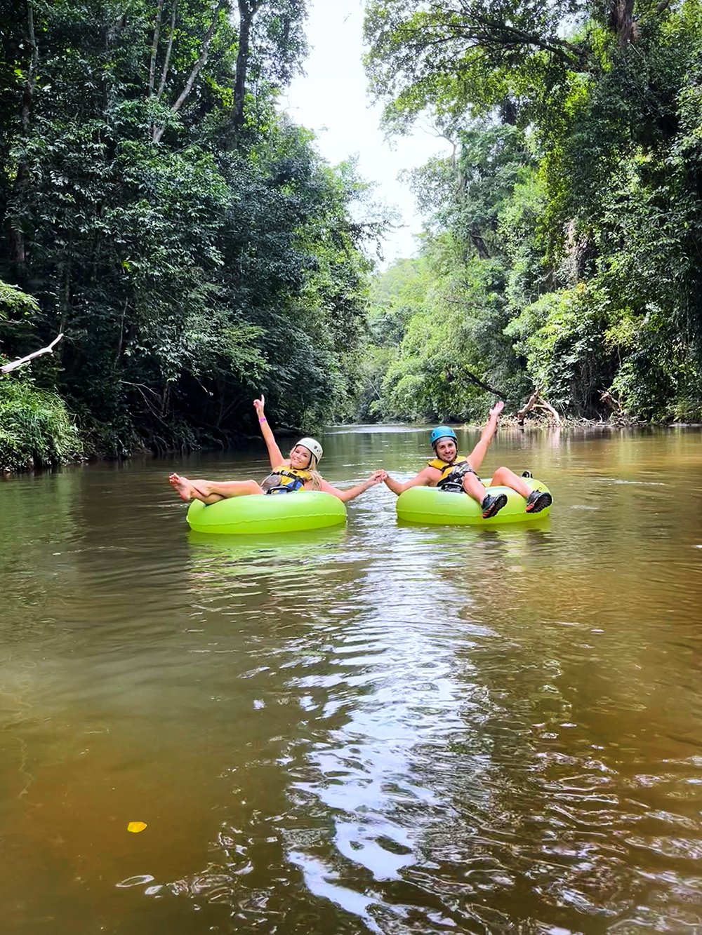 River tubing Belize