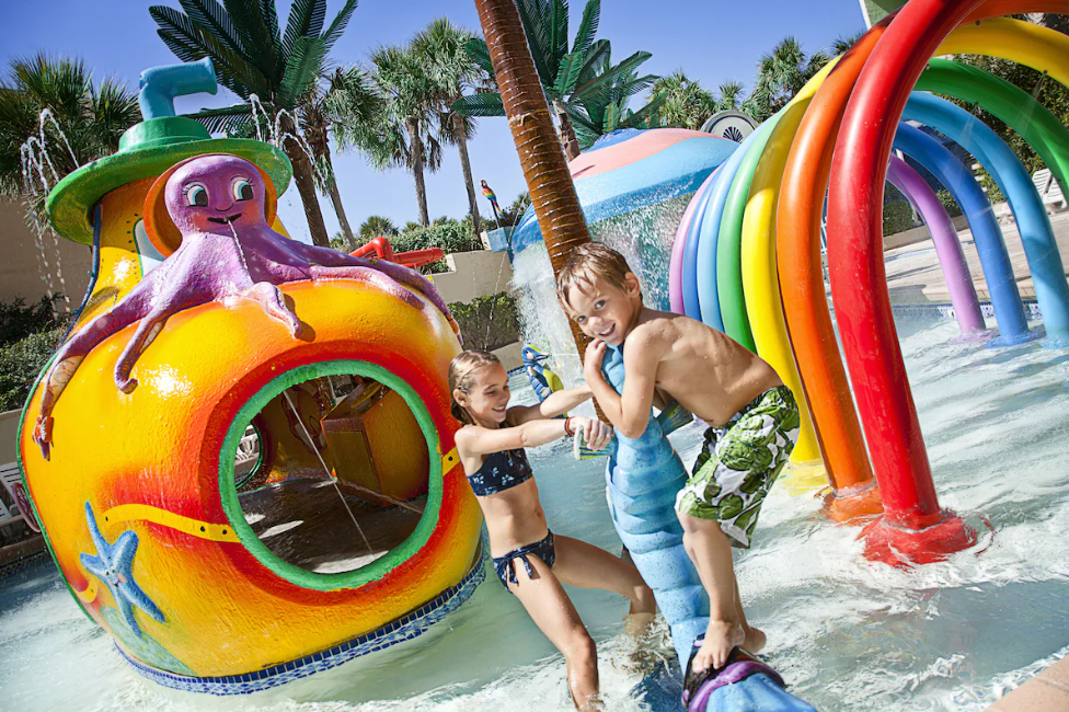 hotels with indoor water parks in Myrtle Beach 