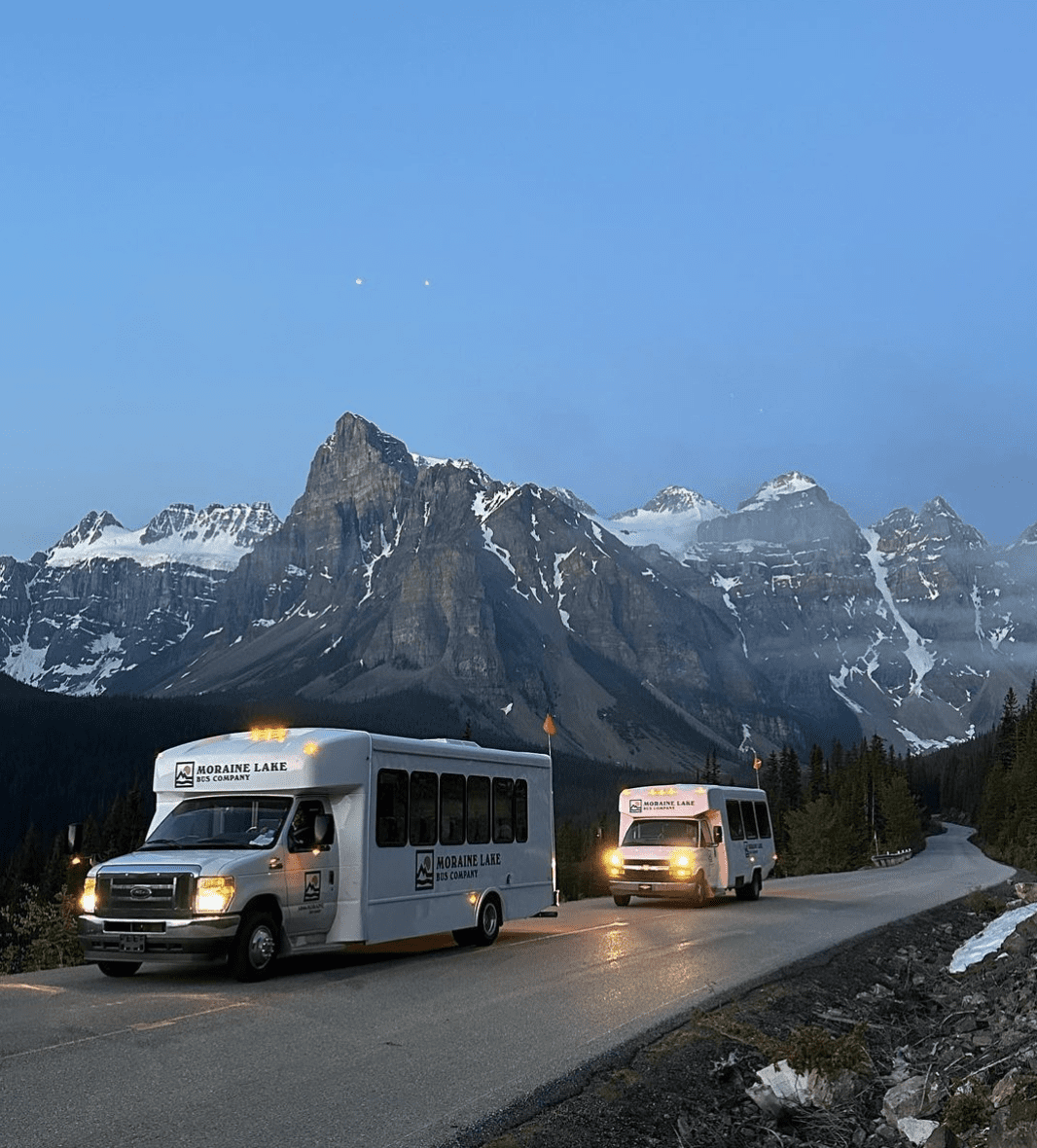 can you drive to moraine lake?