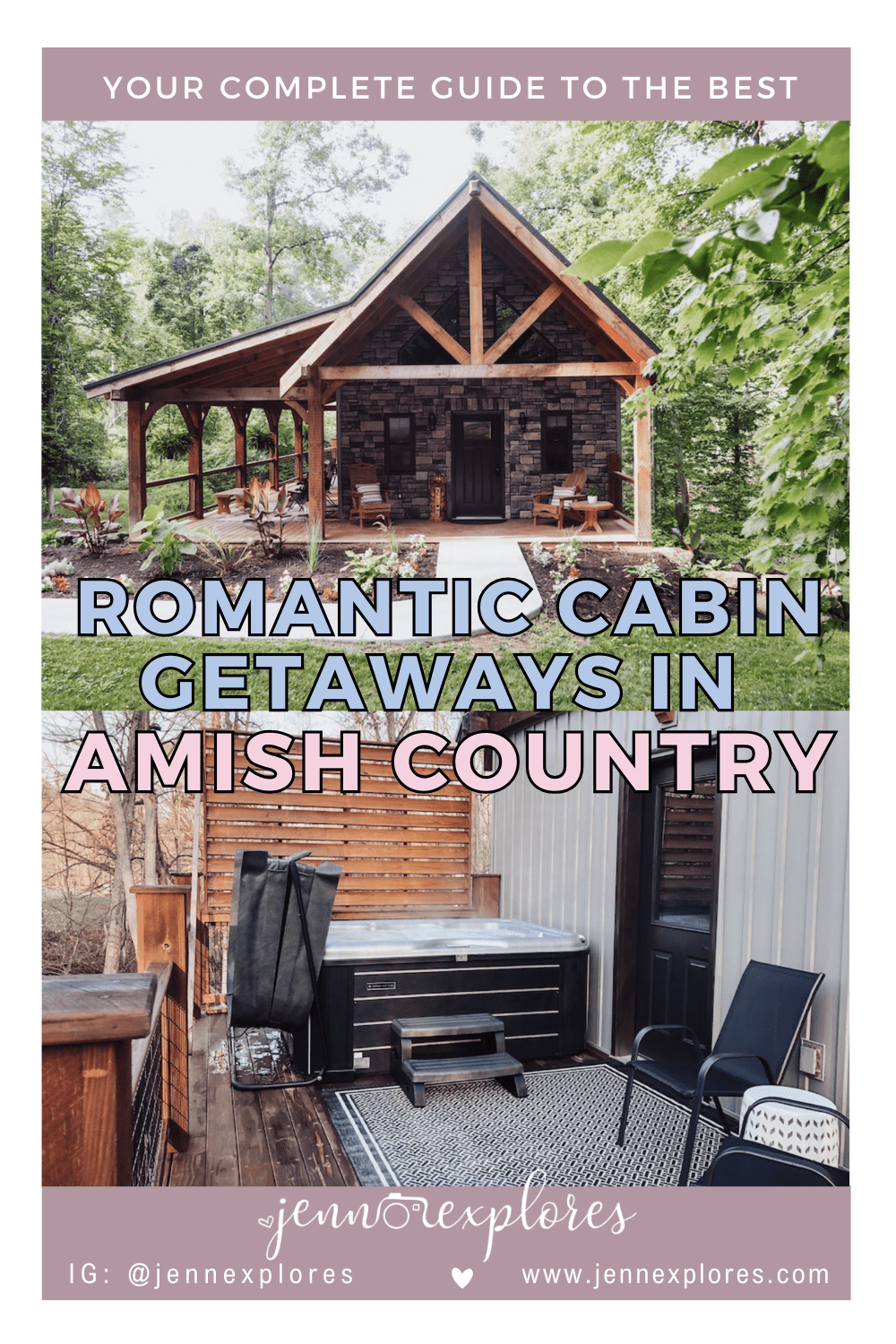 romantic cabin getaways in amish country ohio