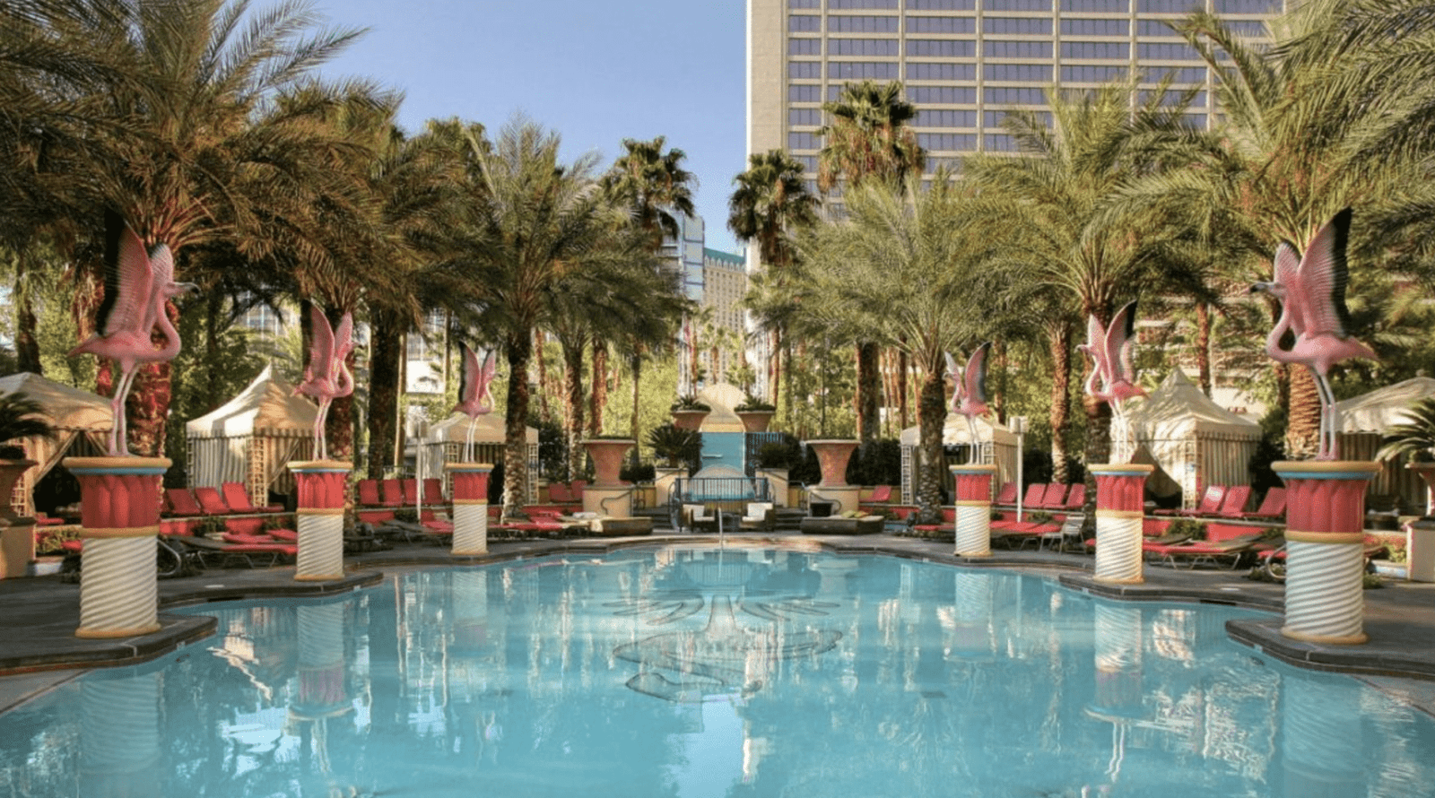 The Flamingo Vegas Pools for Families