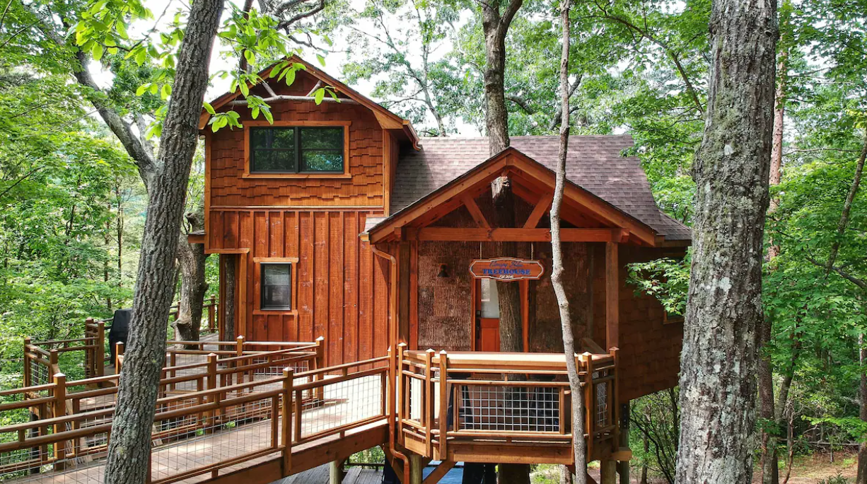 treehouses in blue ridge mountains