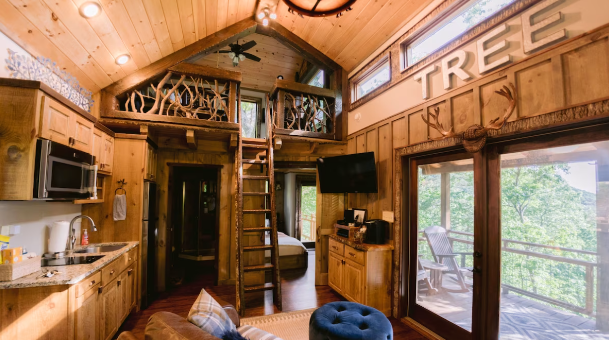 treehouses in blue ridge mountains