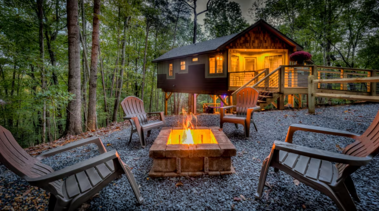 treehouses in blue ridge mountains