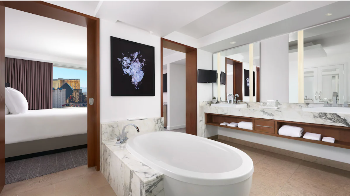 Aria - best las vegas hotels with jacuzzi in-room